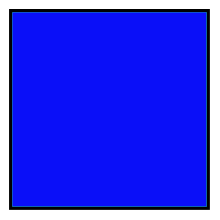 carré bleu foncé