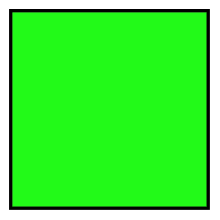 carré vert clair